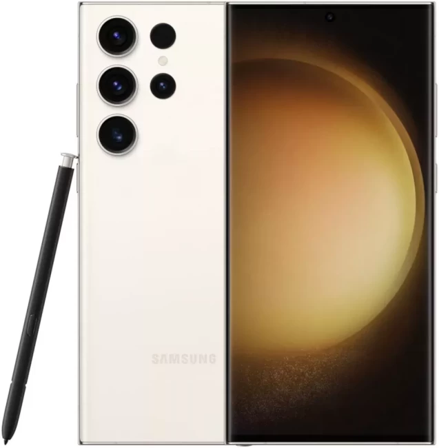 Смартфон Samsung Galaxy S23 Ultra 12GB/256GB бежевый (SM-S9180)