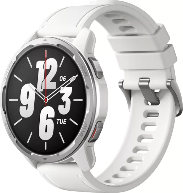 Умные часы Xiaomi Watch S1 Active серебристый/белый (международная версия)