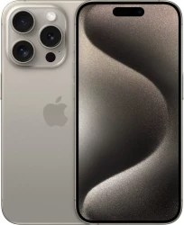 Смартфон Apple iPhone 15 Pro 128GB (природный титан) - фото