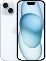Смартфон Apple iPhone 15 128GB (голубой) - фото