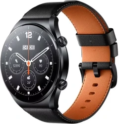 Умные часы Xiaomi Watch S1 черный/черно-коричневый (международная версия) - фото