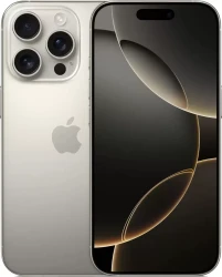 Смартфон Apple iPhone 16 Pro Dual eSim 128GB (природный титан) - фото