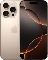 Смартфон Apple iPhone 16 Pro Dual eSim 256GB (пустынный титан) - фото