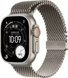 Умные часы Apple Watch Ultra 3 LTE 49 мм (титановый корпус, природный/природный, миланская петля M) - фото
