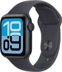 Умные часы Apple Watch SE 3 40 мм (алюминиевый корпус, полуночный/полуночный, спортивный силиконовый ремешок M/L) - фото